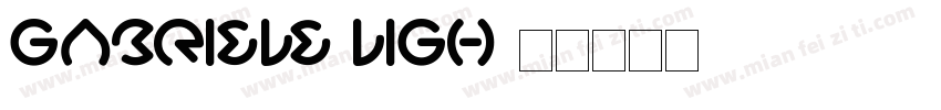 Gabriele Ligh字体转换